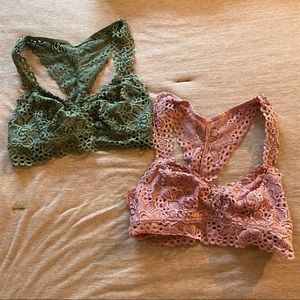 Lacy Aerie Bralettes